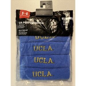 Under Armour University Of Southern California UCLA 4PK Wristbands NCAA Heatgear